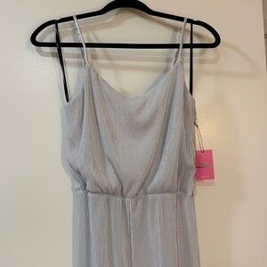 Forever 21 Black and Light Gray Ribbed Jumpsuits (2-Pack)